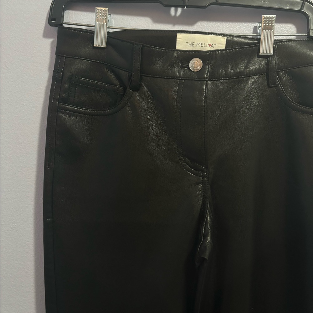 Aritzia Wilfred The Melina Black Leather Pants - Picture 2 of 4